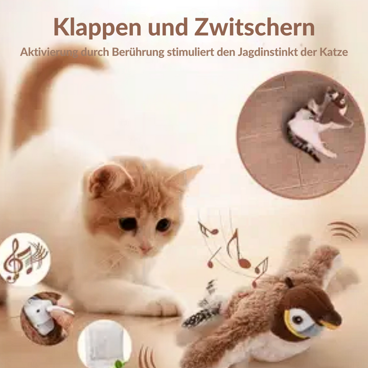 ChirpBuddy – Interaktives Vogelspielzeug für Katzen