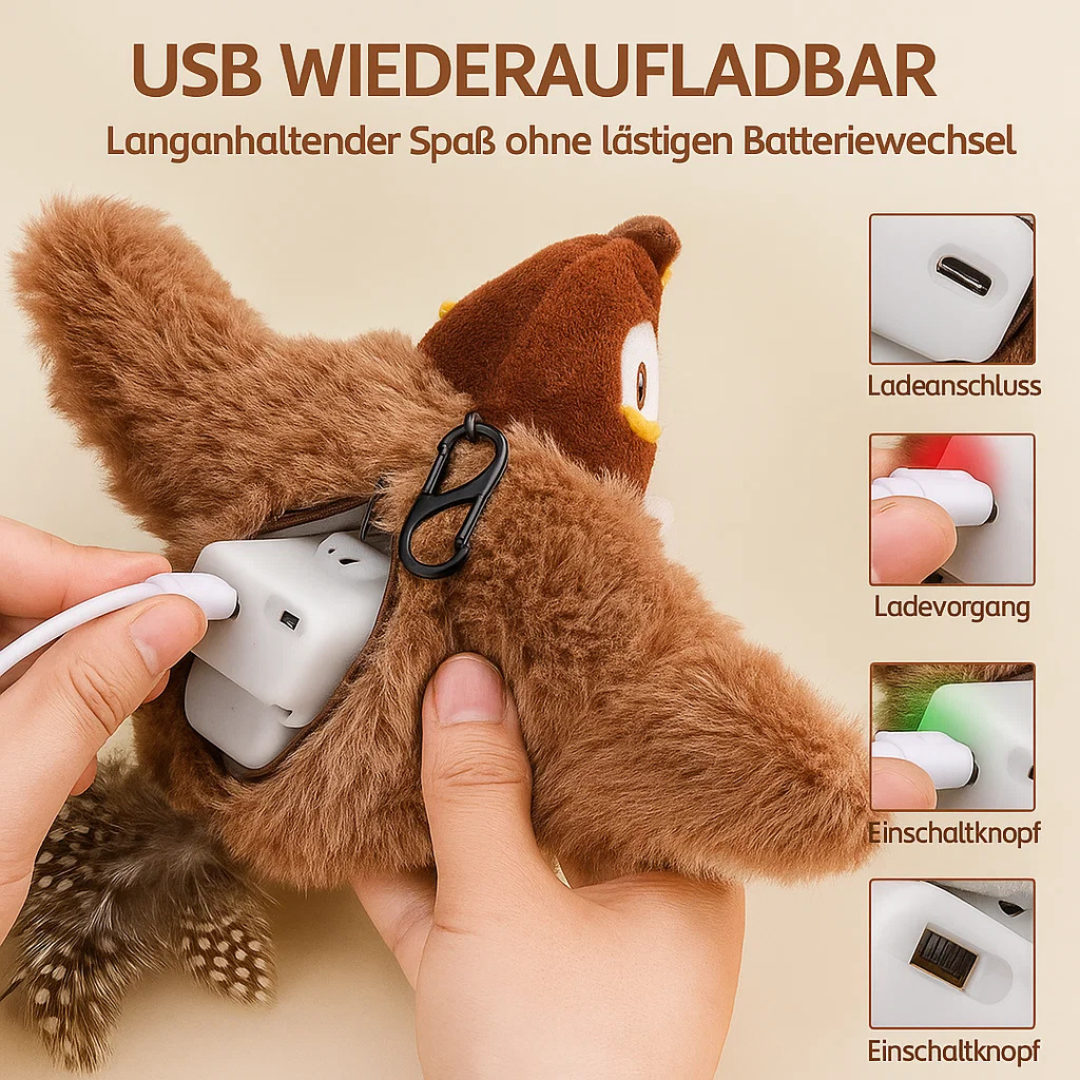ChirpBuddy – Interaktives Vogelspielzeug für Katzen